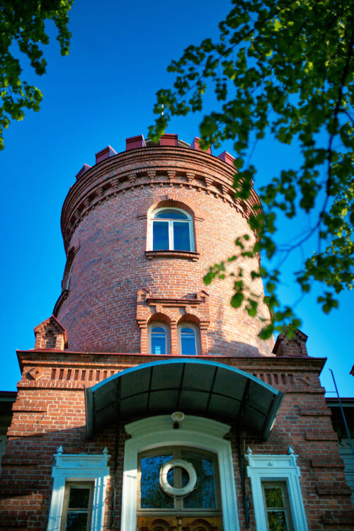The tower of Rauma Maritime Museum.