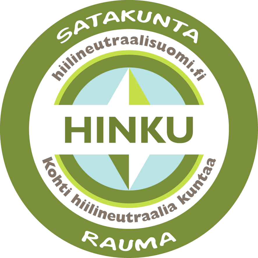 Hiilineutraali Rauma logo.