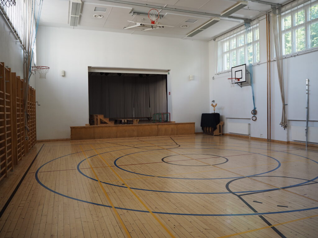 Kari school sports hall.