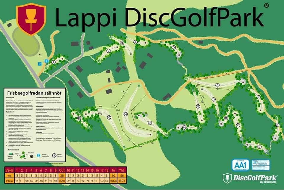 Lappi disc golf course.
