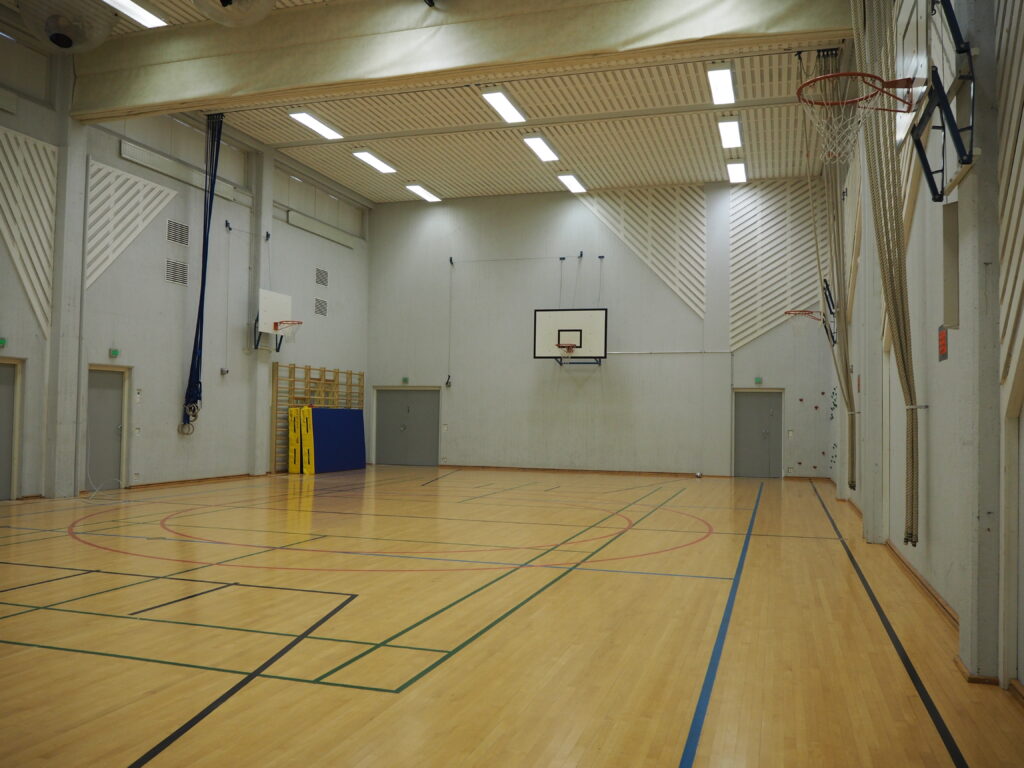Pyynpää school sports hall.