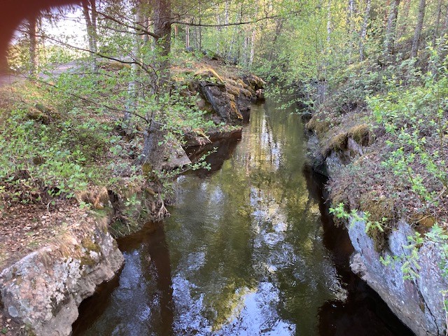 Raakavesikanava Raumalla.