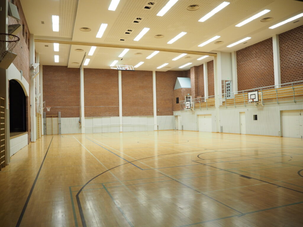 Raumanmeri school sports hall.