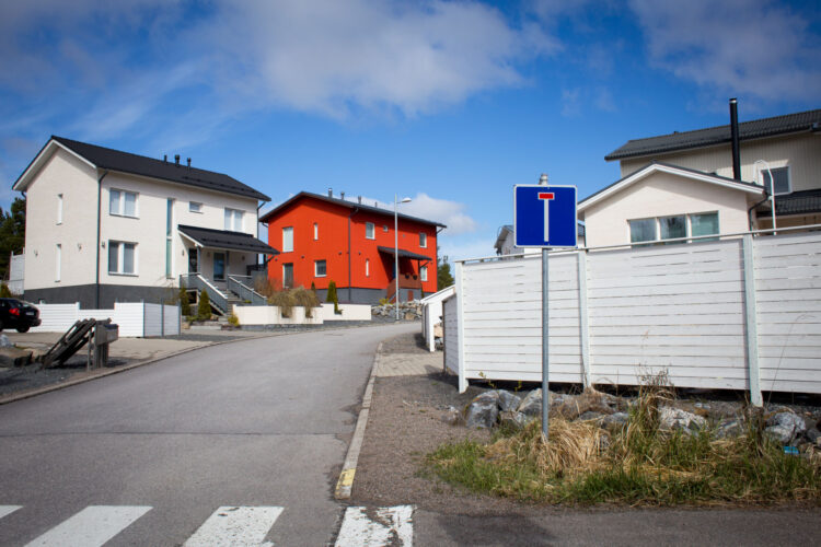 A residential area in Silikallio