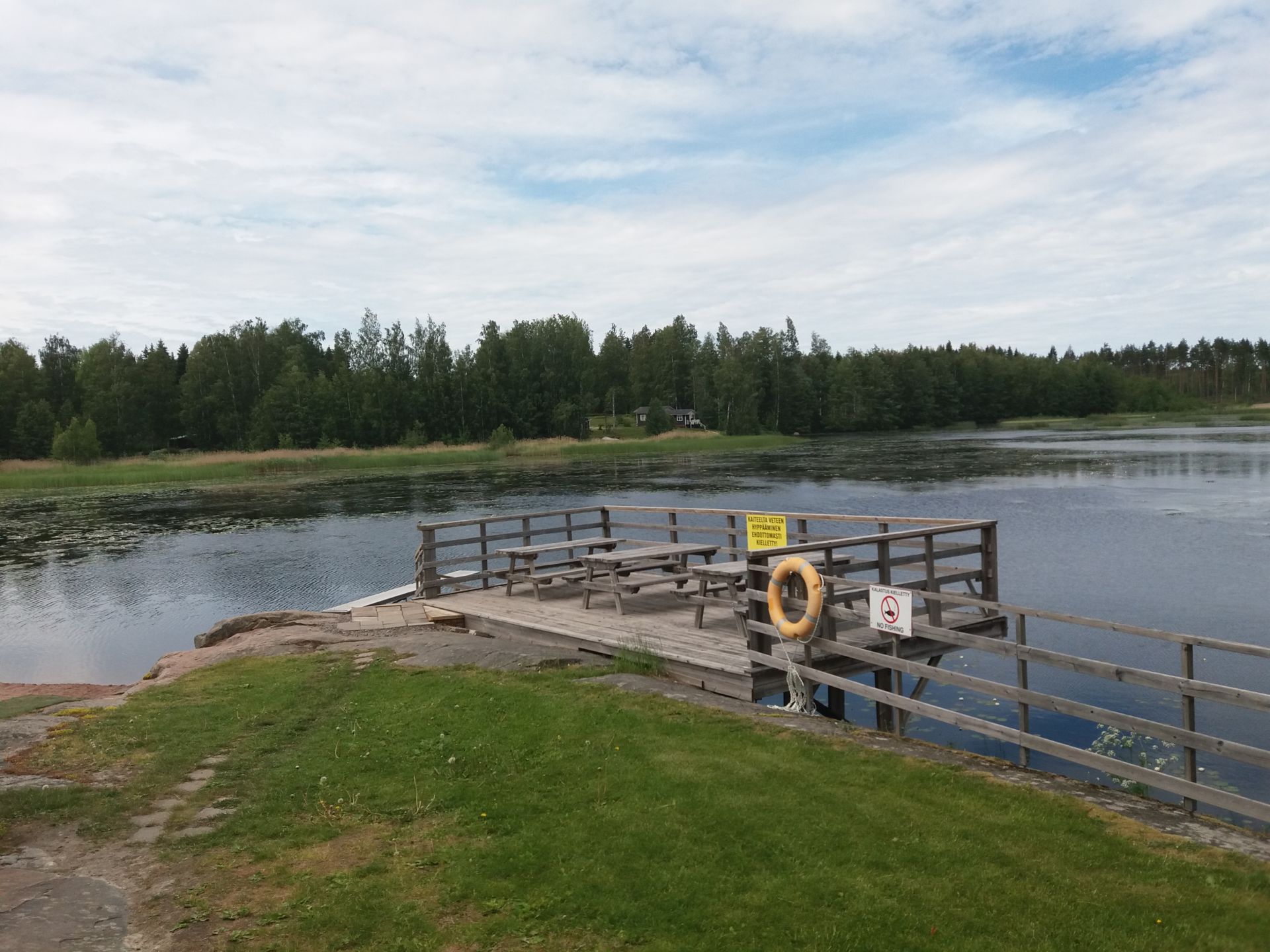 Pier in Noitajärvi.