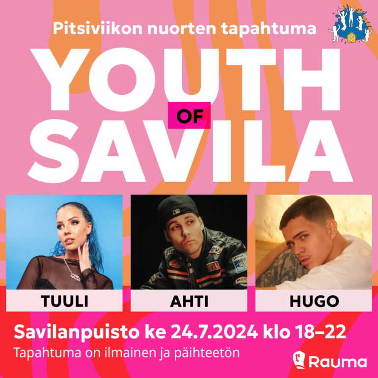 Youth of Savila 2024 tapahtuman mainos.