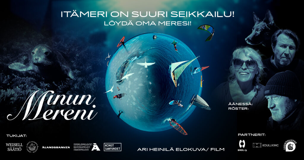 Minun mereni film, advertisement.